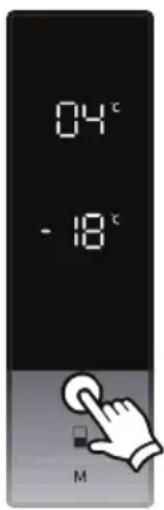 VESTFROST VCF 13200 NOFROST - Temperaturinställningar för kyl - 1