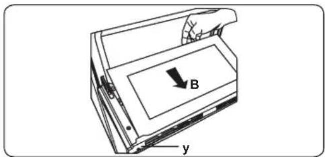 B y