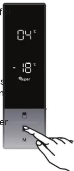 för 04°C -18°C *uper er M