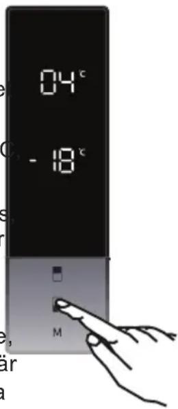 VESTFROST VCF 13186 NoFrost - Temperaturinställningar för frys - 1