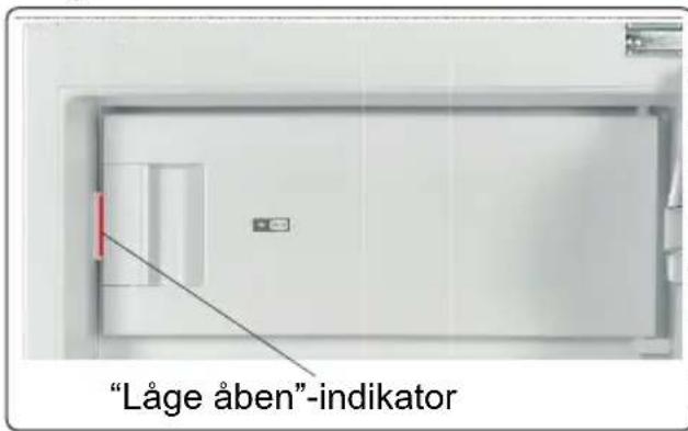 VESTFROST VCF 1084 TT - "Låge åben"-indikator - 1