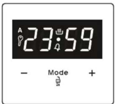 A 23:59 - Mode +