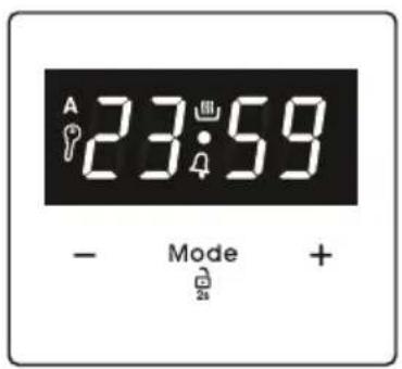 A 23:59 - Mode +