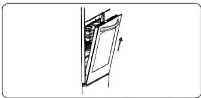 VESTFROST VBO 1160 XN - Removal of the Oven Door - 3