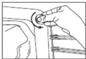 Scandomestic SK 403-1 - Changing The Oven Lamp - 1