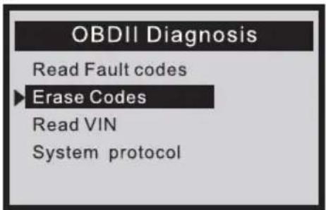 OBDII Diagnosis Read Fault codes ► Erase Codes Read VIN System protocol