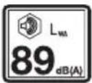Biltema TGS 36 - SYMBOLER PÅ MASKINEN - 5