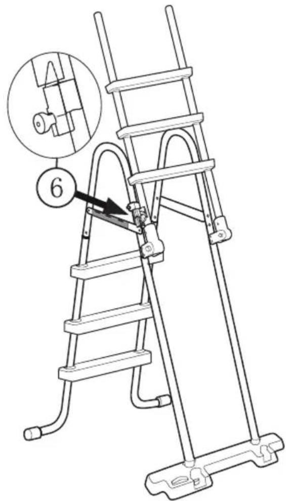 Biltema 45-6077 - Placera stegen i säkerhetsläge - 2
