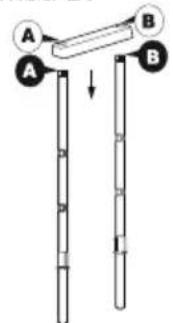 Biltema 45-6077 - Montera nedre trappsteg - 1