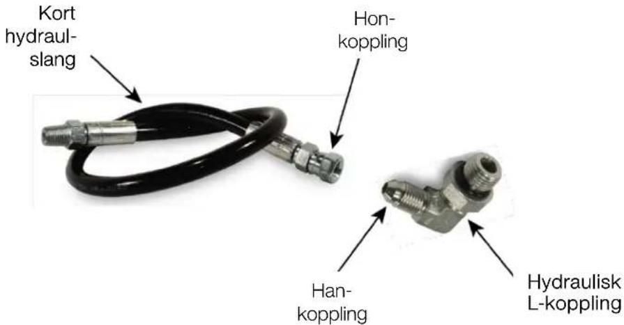 Biltema 15-8407 - Förbereda de korta hydraulslangarna - 4