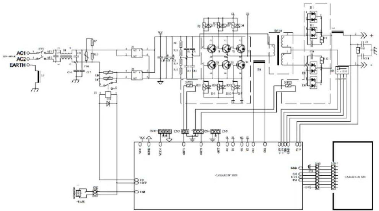 Biltema MMA 140DC - Eldiagram - 1