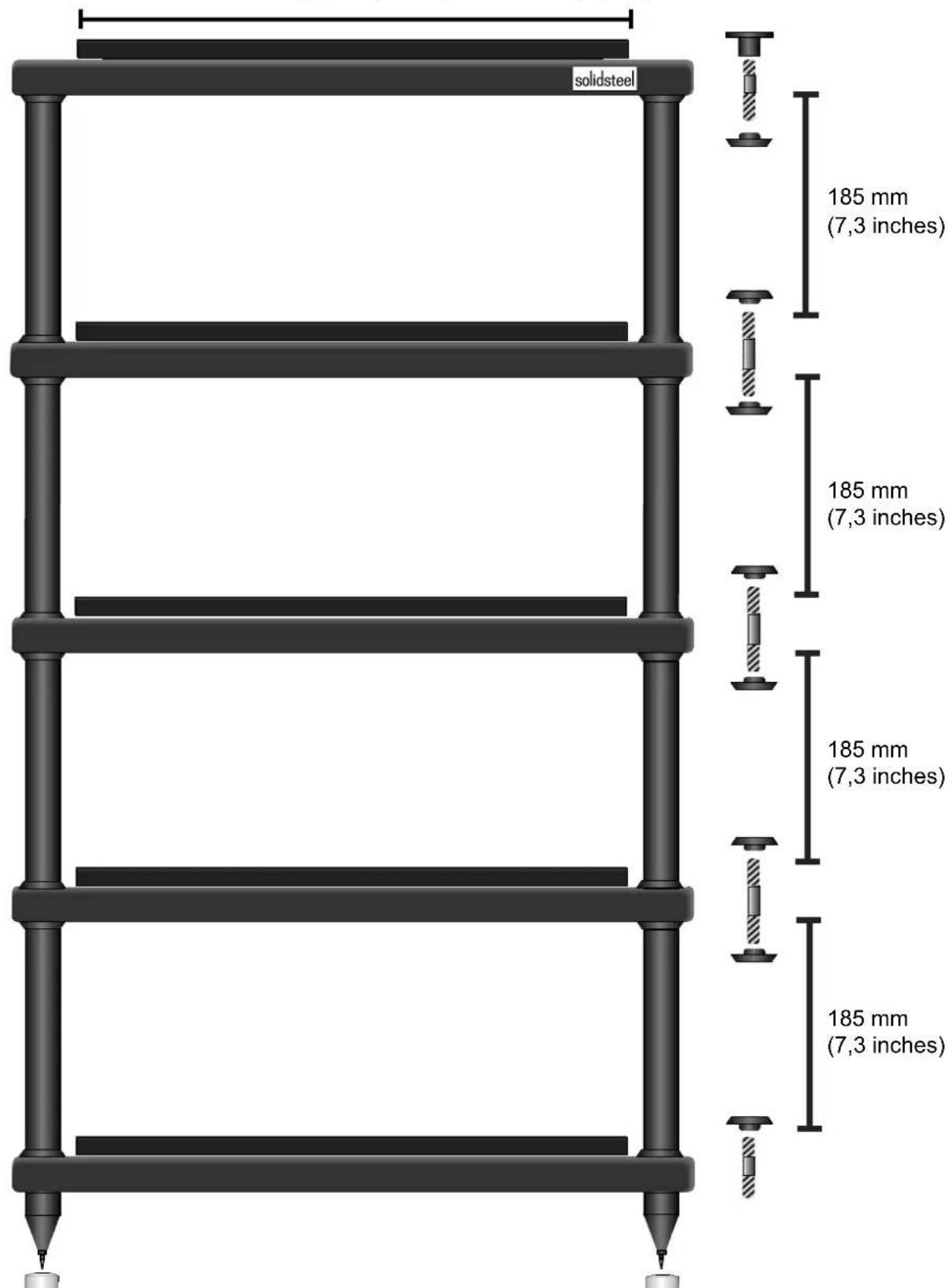 Solidsteel WS-5 - S5-5 Audio rack - 1