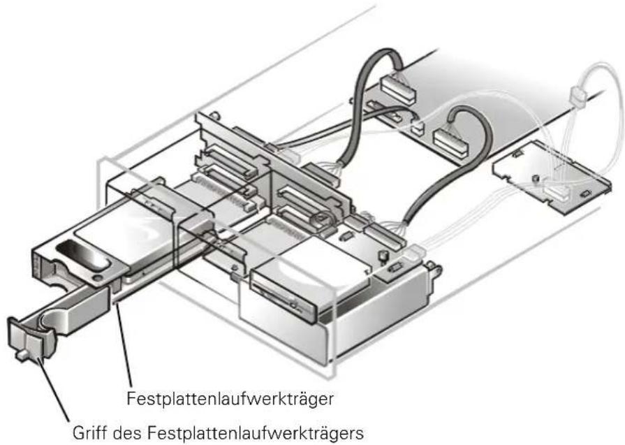 Festplattenlaufwerkträger Griff des Festplattenlaufwerkträgers