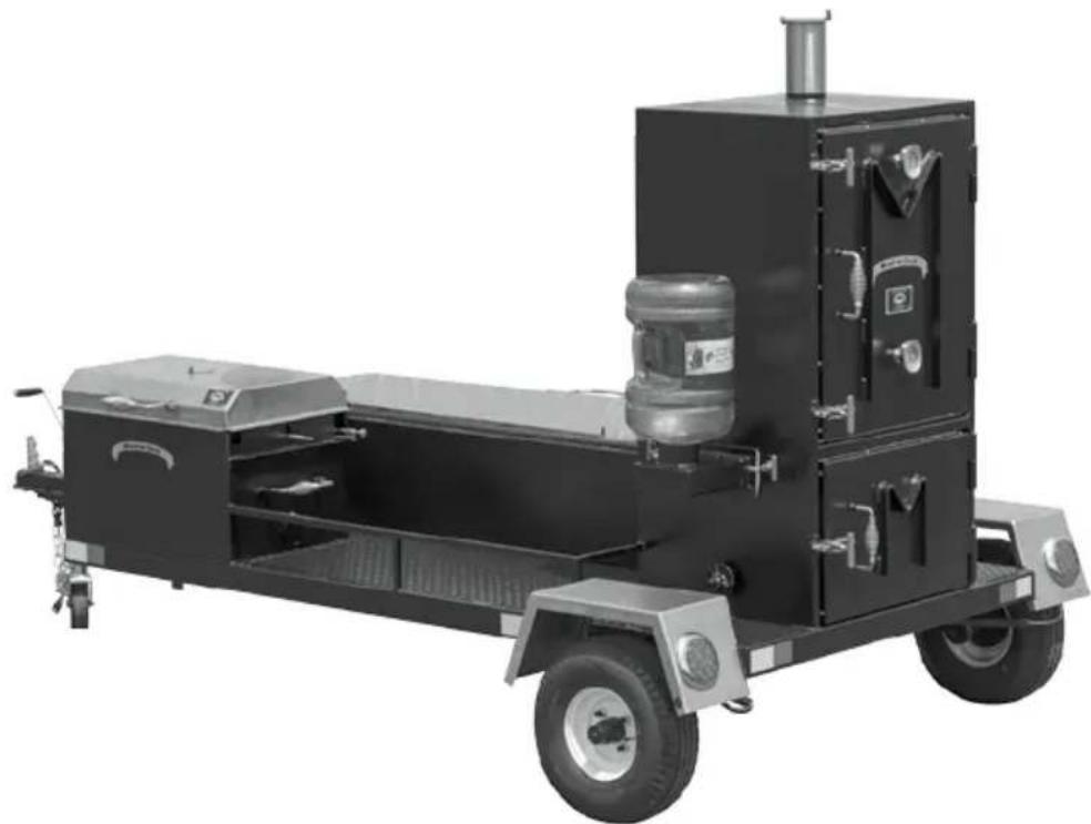 Exterior view of a black industrial fire extinguisher with water tank and control panel (no visible text or symbols)