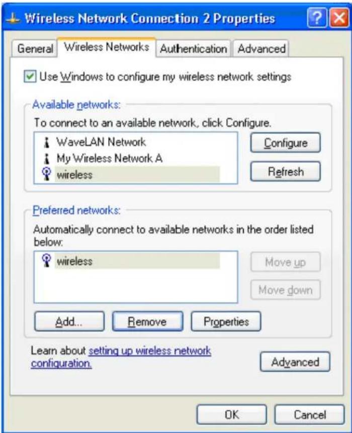 DELL 2350 - Microsoft Windows XP Clients ohne Service Pack 2 mit dem Router verbinden Konfiguration automatischer Netzwerkverbindungen - 1