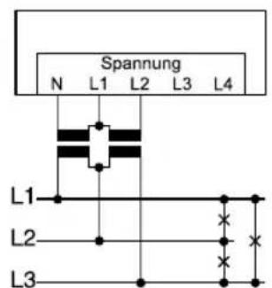 Spannung N L1 L2 L3 L4 L1 L2 L3