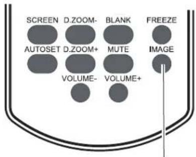 SCREEN D.ZOOM- BLANK FREEZE AUTOSET D.ZOOM+ MUTE IMAGE VOLUME- VOLUME+