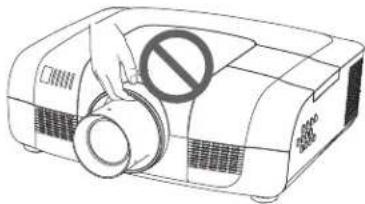 ASK PROXIMA E1655-A - Caution in handling the projector - 1