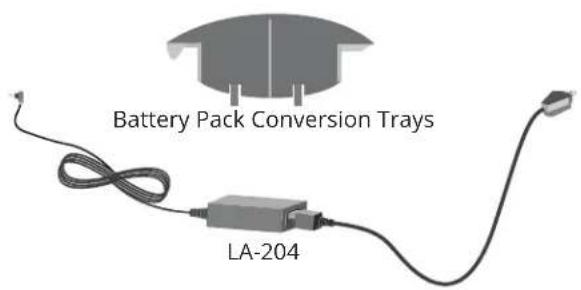 Battery Pack Conversion Trays LA-204