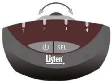 Listen LR-42 - Adjust Volume Level - 1