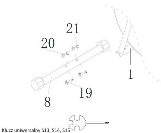 21 20 8 19 1 Klucz uniwersalny S13, S14, S15
