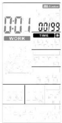 00:01 WORK 00/99 TIME + 00:01 00:01