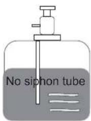 No siphon tube