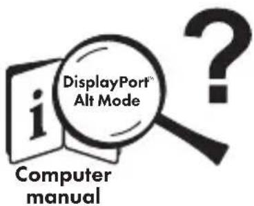 i DisplayPort® Alt Mode Computer manual