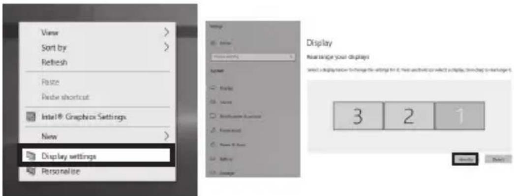 View Sort by Refresh Paste Paste shortcut Intel® Graphbox Settings New Display settings Personalise Display Marriage your displays 3 2 1