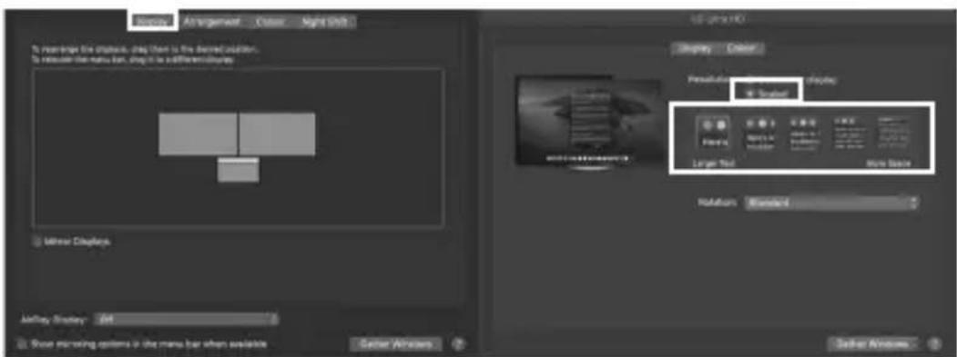Display Color Preview: Size Display: Size Layered New Base Refresh: Default Show mirroring options in the menu bar when available Custom Airbox Solder Airbox