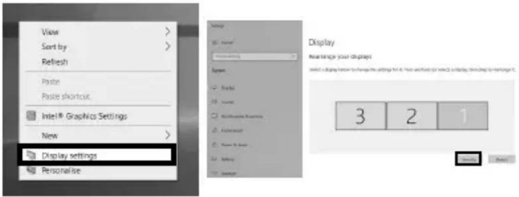 View Sort by Refresh Paste Paste shortcut Intel® Graphics Settings New Display settings Personalise Display Resetting your display 3 2 1
