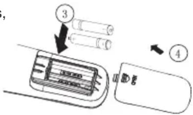 Diagram showing battery components with numbered parts and directional arrows indicating movement or assembly.