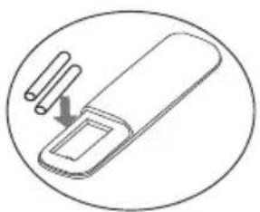 Toyotomi THN/THG-A28SZ - Insert Batteries to remote controller - 2