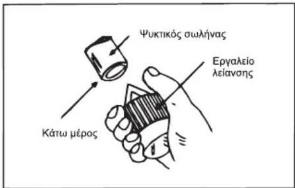 Ψυκτικός σωλήνας Εργαλείο λείανσης Κάτω μέρος