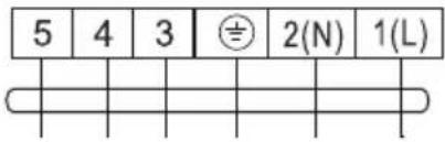5 4 3 ⏱ 2(N) 1(L)