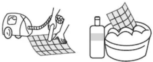 Toyotomi THN/THG-A35SZ - CLEANING THE AIR FILTERS - 3