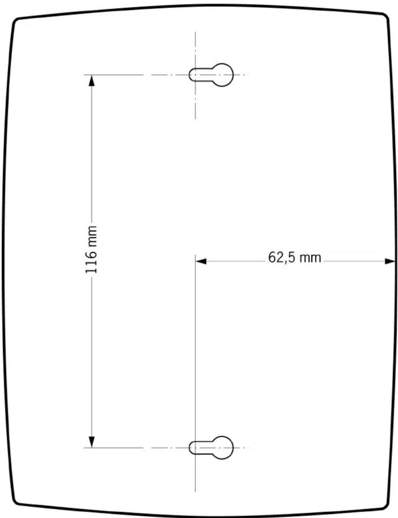 116 mm 62,5 mm