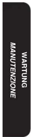 WARTUNG MANUTENZIONE