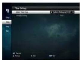 Time Settings Select Time Zone Select Time Settings Multi-Linear (2013) Multi-Linear (2014)