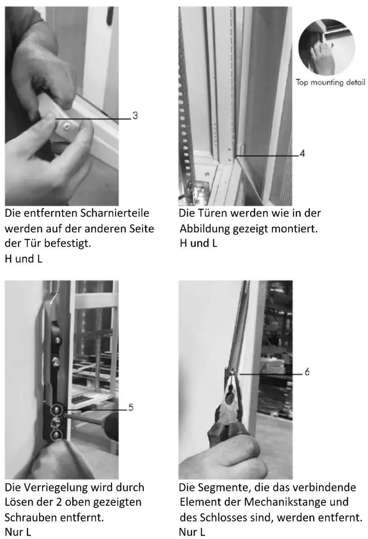 Digitus DN-31136 - c. Serverschränke, doppelflügelige Türen - 4