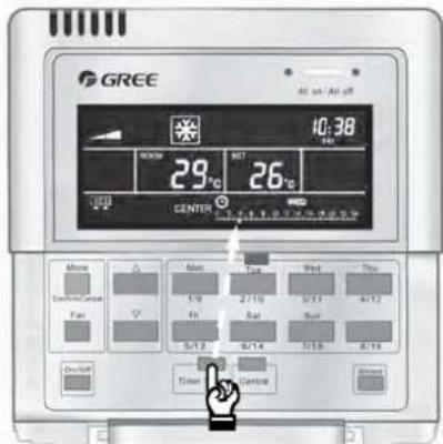 Krone GMV-CE-50-24-E - ■Löschen der Wochen-Timer-Einstellungen im Zentralregelungsmodus - 9