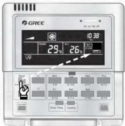 GREE All on Air up 10 38 29°C 26°C Mines Min Max Wald Thru 1:9 2:10 3:11 4:12 Ft Sat Sat 6:10 6:14 7:15 8:14 Control Time Control