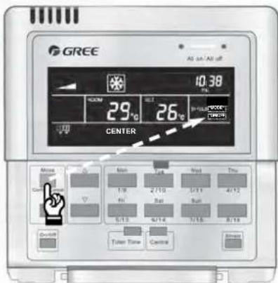 GREE AS on As off 10.38 29°C 26°C CENTER Main 7:44 Wed Thu 1:9 2:10 2:11 4:12 4:13 Sun Sun 5:13 4:14 1:15 8:16 Control Time Control