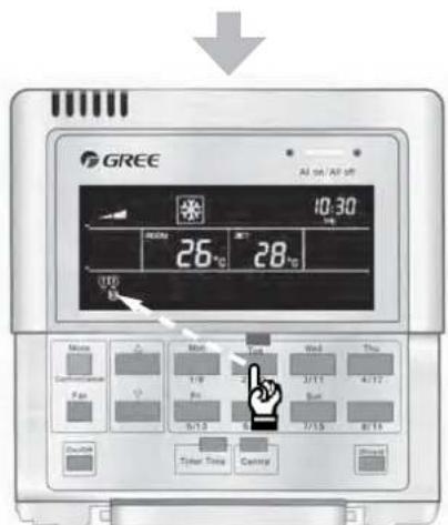 GREE 10:30 26°C 28°C Air 04/Al 05 Mixer Control panel Pgm 1/9 Pcs 6:13 Wet 3/11 Sun 3/15 8:11 Double Timer Time Control