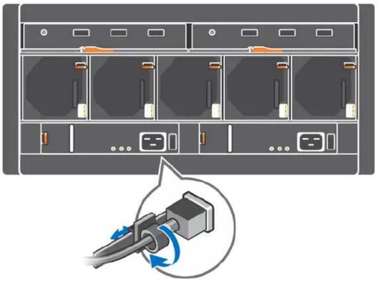DELL EqualLogic PS6610E - Installation eines Netzteils - 2