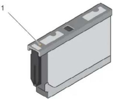 DELL EqualLogic PS6610E - Bedeutung der Laufwerk-LEDs - 1
