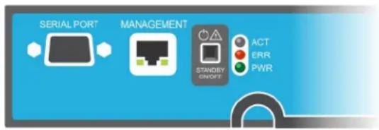 SERIAL PORT MANAGEMENT STANDBY ON/OFF ACT ERR PWR