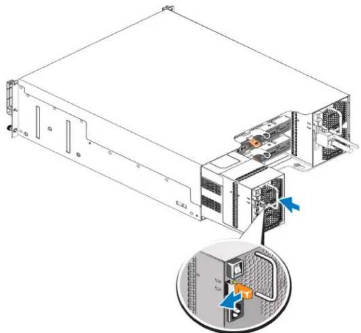 DELL EqualLogic PS6210XS - Netzteil- und Lüftermodul installieren - 3