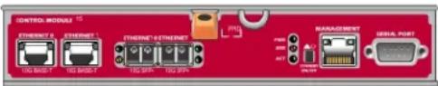 CONTROL MODULE Ethernet 5 Ethernet 10G SBD-T Ethernet 10G SBD-T Ethernet 10G SBD-5 Ethernet 10G SBD-5 MANAGEMENT SERIAL PORT