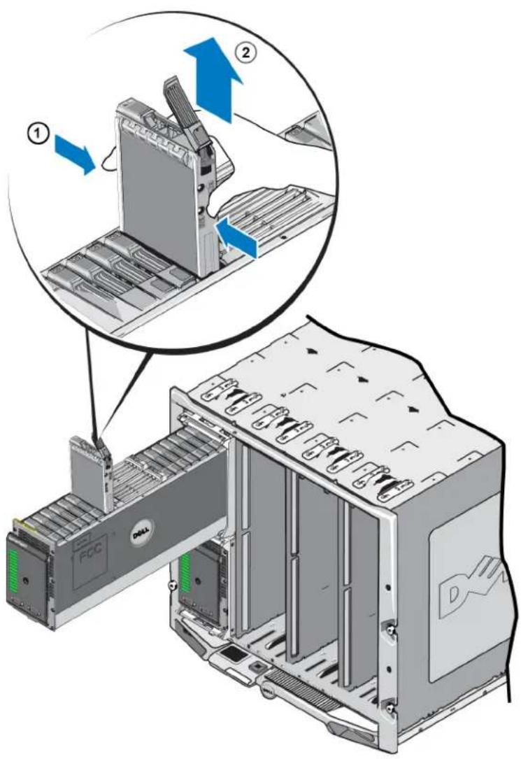 DELL EqualLogic PS M4110 - Entfernen eines Laufwerks - 2